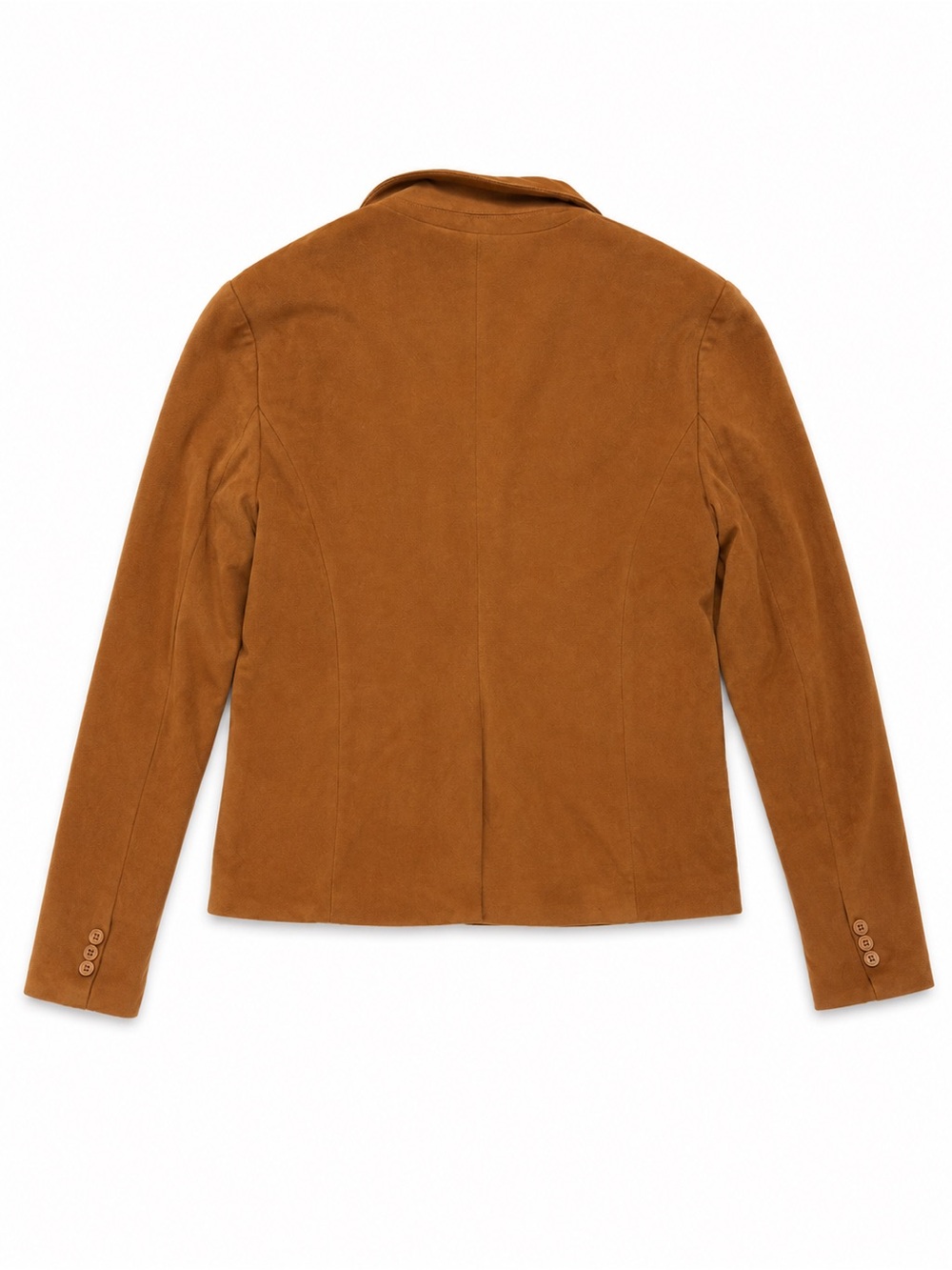 Sincerely Jules Camel Faux Suede Blazer Jacket Size Medium - Picture 4 of 6